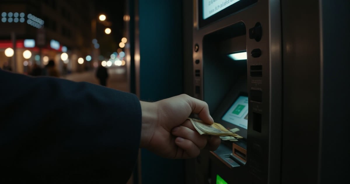 Photo representing an ATM cash withdrawal
